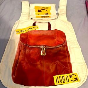 Hobo brand canvas reusable tote bag/backpack